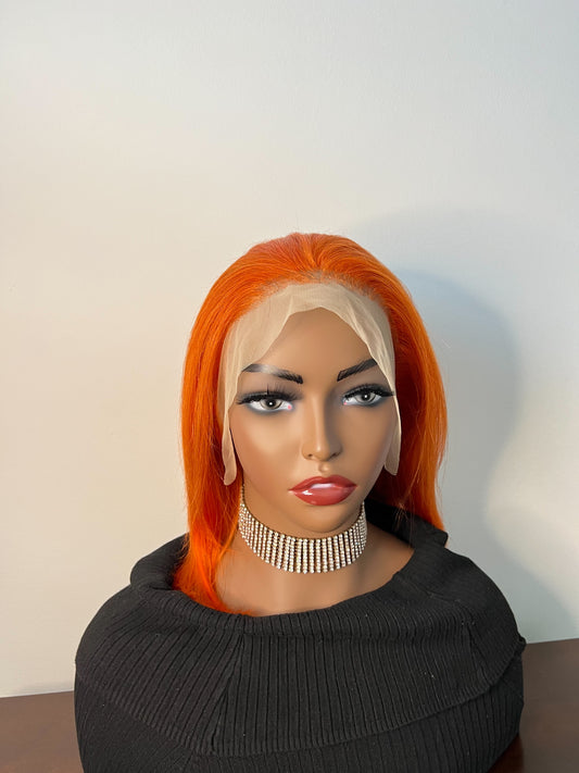 13X4 Transparent Lace Frontal Straight Bob Wig