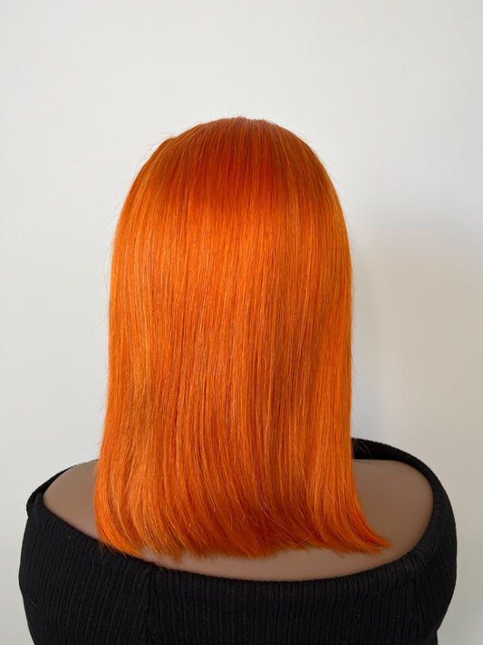 13X4 Transparent Lace Frontal Straight Bob Wig