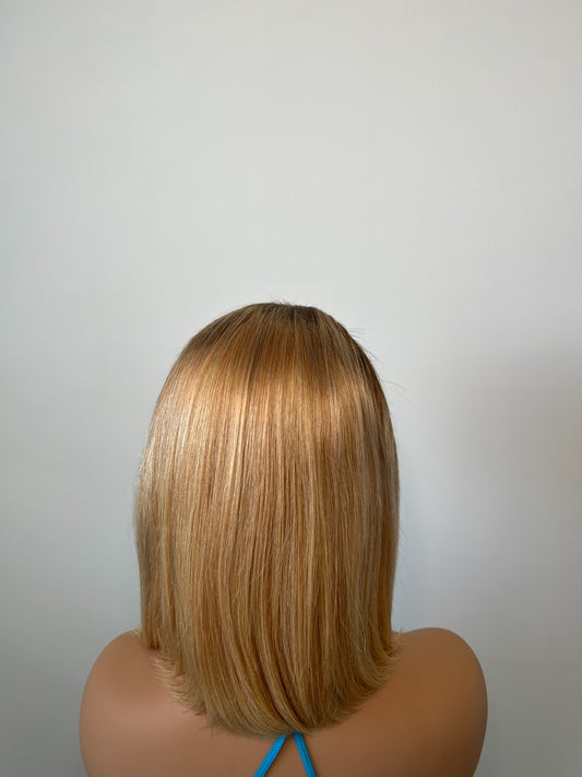 13X4 Transparent Lace Frontal Straight Bob Wig