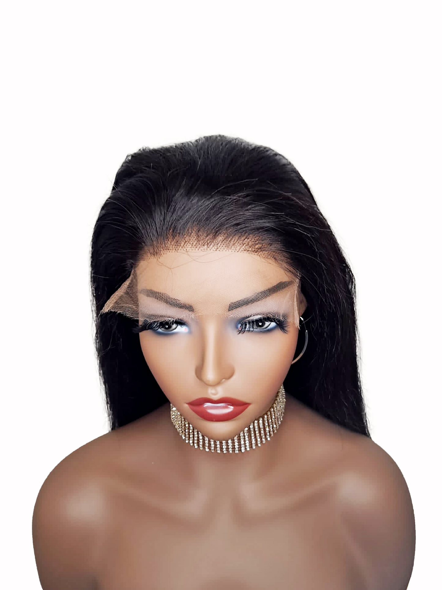 Virgin Brazilian 6X6 HD Lace Wig Straight 12A Grade 200% density